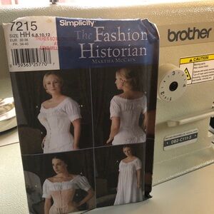 Simplicity Fashion Historian Sewing Pattern by Martha McCain
Pattern No#7215